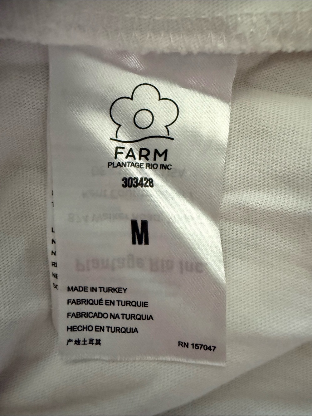 FARM Rio Rainha Das Águas T-Shirt Dress Tiered Midi Cotton Size M - Picture 5 of 7